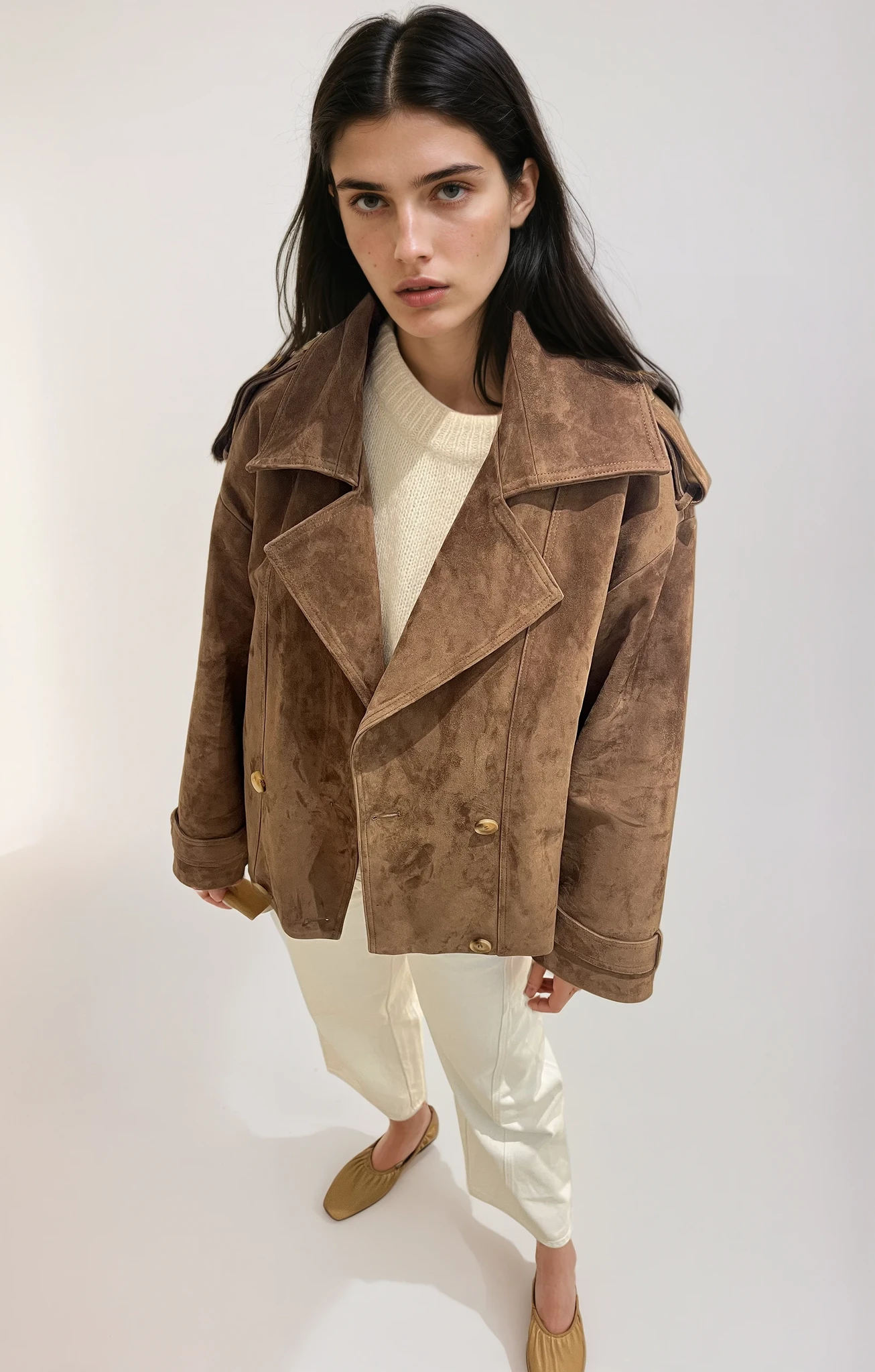 Cazadora Ante Caramelo